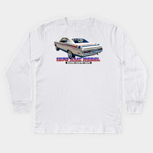 1970 AMC Rebel Machine Hardtop Coupe Kids Long Sleeve T-Shirt